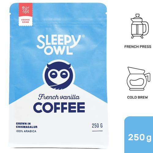 Sleepy Owl Coffee - French Vanilla, 250 g-1.webp